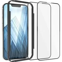 EAZY CASE Displayschutzfolie 2x Schutzglas für Apple iPhone 13 / iPhone 14, Bildschirmschutz Display Glasfolie 6,1 Zoll Panzerglas Glas 9H Folie