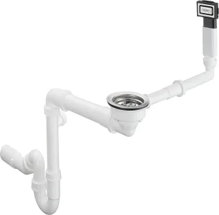 Hansgrohe Manuelle Ab- und Überlaufgarnitur Einzelbecken Granit D16-10, 43927000 43927000