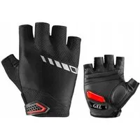 ROCKBROS Fahrradhandschuhe mit Gel-Einsätzen Sporthandschuhe Schwarz aus Polyester