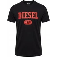 Diesel Rundhalsshirt Slim Fit Logo Shirt - T-DIEGOR 1-A