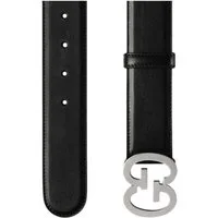 GUCCI Ledergürtel GG Gürtel Interlocking Schnalle GG Buckle mit Staub Tasche Unisex GG Gürtel Interlocking Schnalle