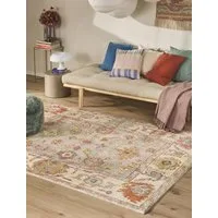 benuta Teppich Mara, rechteckig, Höhe: 6 mm, Kunstfaser, Berber, Ethno-Style, Wohnzimmer