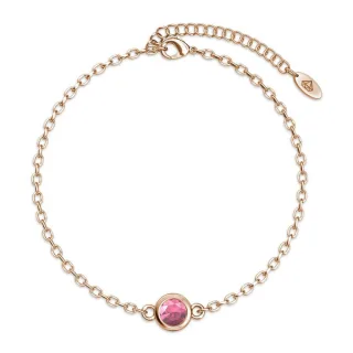 Geburtsstein-Armbänder - Roségold und Pink
