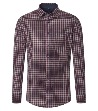 CASAMODA - Flanellhemd rot - Gr. - XXL