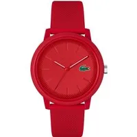 Lacoste Quarzuhr LACOSTE.12.12 2011173, Armbanduhr, Herrenuhr, Mineralglas, Silikonarmband