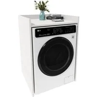 TREND WERK Waschmaschinenumbauschrank für Waschmaschine in Tiefenvarianten: 48 cm und 62 cm (Badschrank Umbauschrank für Waschmaschine & Trockner) Platzsparende Waschmaschinenverkleidung mit Stauraum