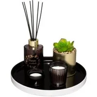 Atmosphera Créateur d'intérieur Duftkerze Geschenk-Set VEGETAL, Rose und Patchouli (Raumduft, Dekokerze)