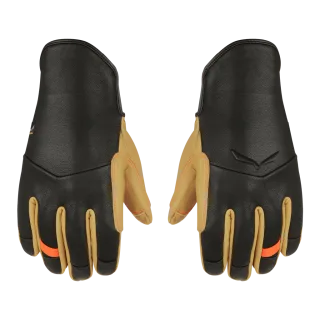 SALEWA - Ortles Merino Leather Handschuhe Herren - Schwarz (Gr.7/S)