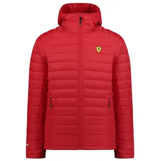 Quilted Jacket von Ferrari in der farbe Rot und in größe M.