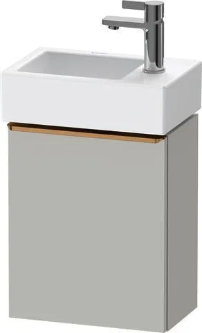 Duravit D-Neo Waschtischunterbau wandhängend Betongrau Matt 364x222x440 mm - DE4218L04070000 DE4218L04070000