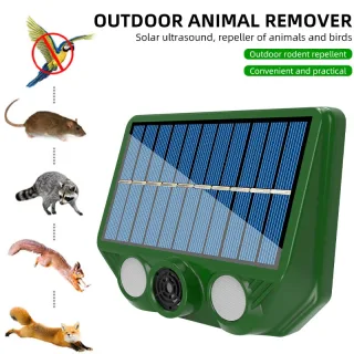 Mouse Repeller Solar Powered Courtyard Balcony Household Ultrasonic Animal Repeller Bird Repeller Household Ultrasonic A