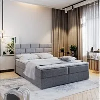 Masseno Boxbett KERLO 160x200 cm mit Bonell Matratze und Topper