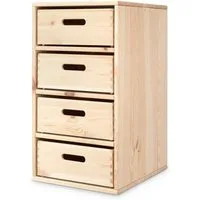 Ehrenkind Kinderregal Aufbewahrungssystem für das Kinderzimmer aus hochwertigem Holz, Modularer Aufbau, individuell kombinierbar