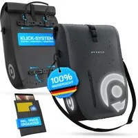 Opeker Fahrrad-Gepäckträger Universal Fahrradtasche 20L & 28L abnehmbar, wasserdicht, klick-system