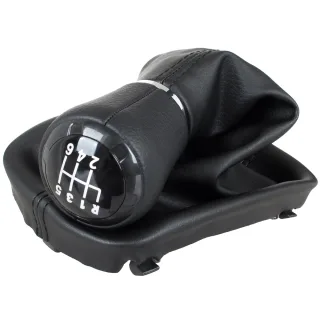 6-Gang Schaltknauf + Schaltmanschette + Rahmen 23mm Öffnung für Audi A3 8L ab 1996-2003