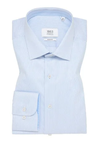ETERNA - Slim Fit : Hemd blau - Gr. - 42