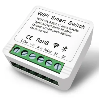 EWELINK 16A WiFi Switch eWeLink APP Smart Home Automation BreakerRelay Module Bi-directional Control Timer Countdown Fun