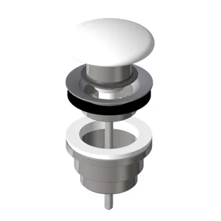LAUFEN Klick-Klack Ablaufventil m.Abdeckung f.WT m.verdeckten Keramik Ab/uel-System H8981860000001