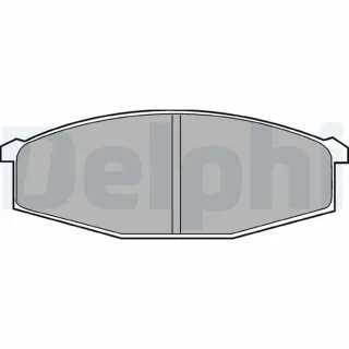 Delphi Bremsbel?ge vorne Nissan 280zx,Zxt Patrol