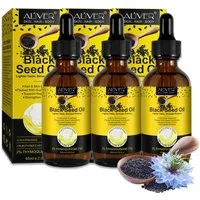 ALIVER Haaröl Schwarzkümmelöl Hautöl Haaröl Bio Vegan Aliver, 3-tlg., Haarwachstumsmittel, Haaröl