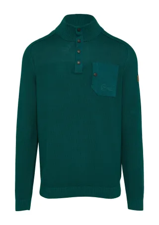 s.Oliver - Strickpullover petrol - Gr. - M
