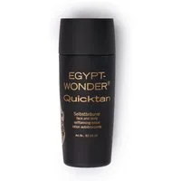 EGYPT-WONDER Selbstbräunungsöl Quicktan, 100ml Inkl. Auftraghandschuh und Pigmentpinsel, Natürlich wirkende Bräune ohne Sonne – Mit DHA & Erythrulose