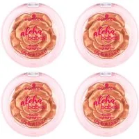 Essence Highlighter ALOHA, BABES! FLOWER HIGHLIGHTER, 4-tlg., im Blumen-Design mit schimmernder Pudertextur