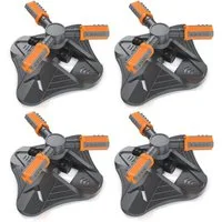 Brandson Kreisregner Garten Sprinkler, 360° Rasensprenger, 3 Arm Rasensnsprikler rotierend, 21 cm lang, (4-St), Sprenger Bewässerungssystem, Bewässerungsanlagen, Gardena kompatibel