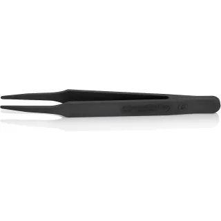 KNIPEX Kunststoffpinzette ESD, schwarz - 920901ESD