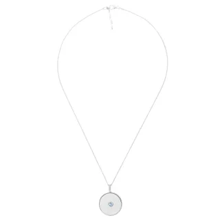 Orphelia 'Genoa' Damenkette mit Anhänger aus 925er Sterlingsilber – Silber ZH-7291