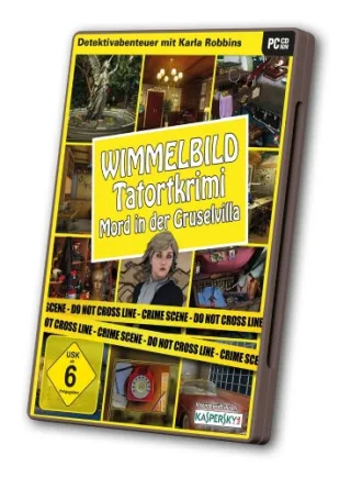 Wimmelbild Tatortkrimmi: Mord in der Gruselvilla