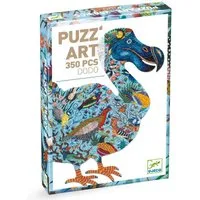 DJECO Konturenpuzzle Puzz'Art Tiere 350 Teile Tiermotive, Puzzleteile