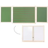 roba® Wandtafel Hängetafel klappbar, (1-tlg., Hängetafel), Mal- & Schreibtafel, magnetisch, Kreidetafel liniert