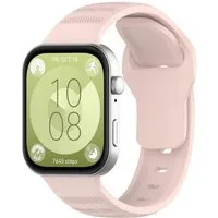 CoverKingz Handyhülle Sportarmband für Huawei Watch Fit 3 Verstellbar Silikon Band 24mm Rosa