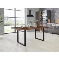 FORTE Esstisch, Breite 160 cm, Kufengestell im Industrial Look