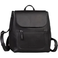 TOM TAILOR Rucksack Elis, aus weich gekörntem Lederimitat und feinem Logo