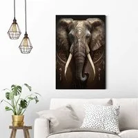 Reinders! Wandbild Decorated Elephant