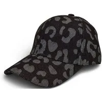styleBREAKER Baseball Cap Baseball Cap Jeans Leo Muster (1-St)