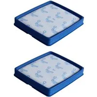 Trade-Shop Ersatzfilter 2x passend für Philips PowerPro Expert FC9738 FC9739 FC9741 FC9742, Zubehör für Philips CP0617 / Motorschutz-Filter für Staubsauger, Maße: ca. 17,2 x 14,4 x 2,3cm / abwaschbar