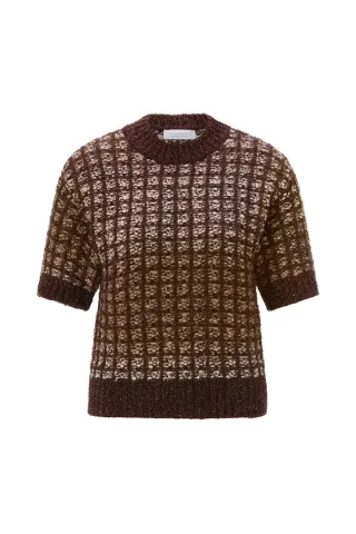 Rich & Royal - CNK Open Lace Stitch chocolate torte - Gr. - XL