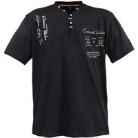Lavecchia T-Shirt Lavecchia Herren T-Shirt LV-2042 (Anthrazit, 4XL) Herrenshirt V-Ausschnitt