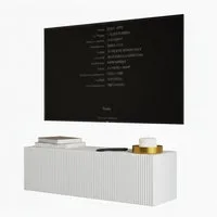 Selsey TV-Schrank VELDIO TV-Hängeboard mit Riffel-Optik, Schwebendes Design, 100 / 200 / 300 cm