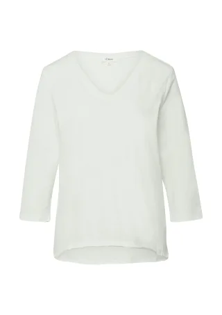 s.Oliver - T-Shirt creme - Gr. - 34