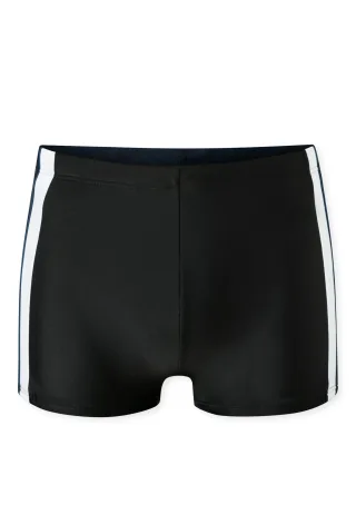 SCHIESSER - Badehose mit Bein schwarz - Gr. - 7