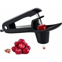 Forrlite Entkerner Kirschentkerner, Kirschkernentferner, Edelstahl Entkerner Kirschen, (Manueller Obstentkerner für Früchte, Tragbar Kirschentkernen Werkzeug), für Obst Pflaumen Oliven Cherries
