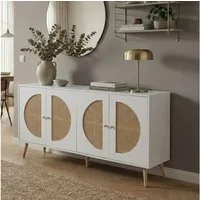 MCW Sideboard MCW-P49, Inklusive Fußbodenschoner für einen sicheren, schonenden Stand