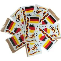 LK Trend & Style Schmuck-Tattoo Deutschland, 20-tlg., Weltmeisterschaft Europameisterschaft Olympia, wasserfest bzw. wasserabweisend