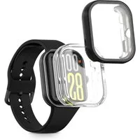 kwmobile Smartwatch-Hülle 2x Silikon Hülle für Xiaomi Redmi Watch 5 / Redmi Watch5 eSIM, Schutzhülle Fullbody Display Cover Set aus Silikon
