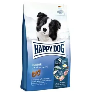 HAPPY DOG fit & vital Trockenfutter Hund, Junior 4 kg