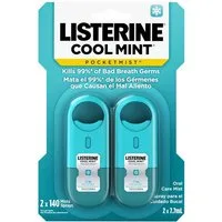 Listerine Mundspray Listerine Cool Mint Pocketmist-Spender für frischen Atem, (2 Stück(Produkt 1), 2-tlg) (Produkt 2)
